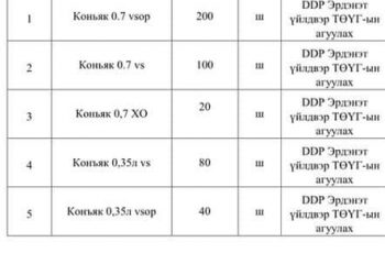 “Эрдэнэт үйлдвэр”-ийн удирдлагын хэрэгцээнд зориулж 200 гаруй сая төгрөгөөр архи пиво авах тендер зарлажээ