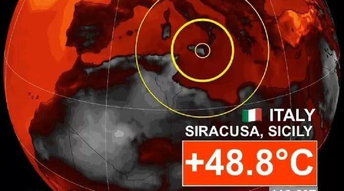 Италийн Сицилид +48.8 градус халжээ