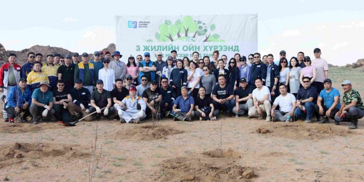 1350 ширхэг навчит болон жимсний мод суулгацыг суулгажээ