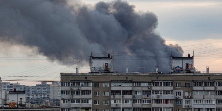 Украины нийслэл Киев хот пуужингийн ЦОХИЛТОД ӨРТЖЭЭ