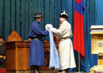 Ц.Элбэгдорж, Х.Баттулга хоёр уулзжээ