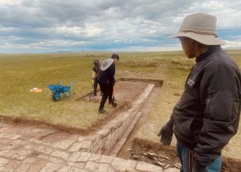 Тогоонтөмөр хааны туурьт Япон эрдэмтэй хамтран археологийн судалгаа явуулж байна