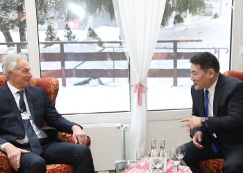 Ерөнхий сайд Л.Оюун-Эрдэнэ Их Британийн Ерөнхий сайд асан Тони Блэйртэй уулзлаа