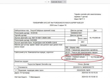 Онцгойн удирдлага төрийн далбаа, модон жаазанд 25 сая, аврагчдын хамгаалалтын хувцаст 15 сая төгрөг зарцуулжээ