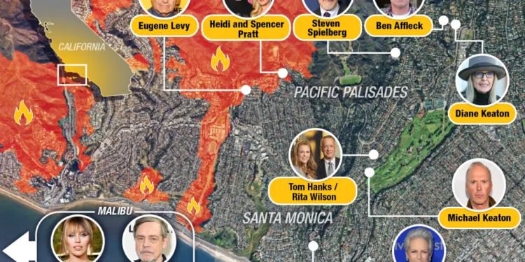 Мариа Шрайвер, ханхүү Харри болон Меган Маркл зэрэг олон алдартны байшин шатжээ