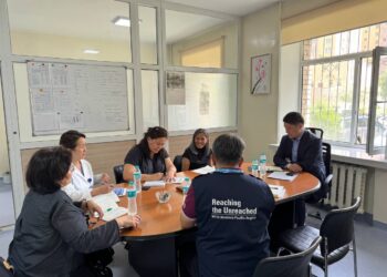 ДЭМБ-ын Монгол Улс дахь Суурин төлөөлөгч Др Сокорро Эскаланте, холбогдох мэргэжилтнүүд ХӨСҮТ-д ажиллав