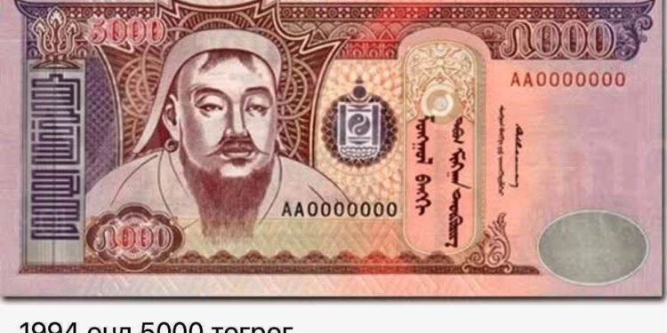 МОНГОЛЫН МӨНГӨНИЙ ТОГТОЛЦООНЫ 800 ГАРУЙ ЖИЛИЙН ТҮҮХ